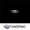 Μπωλ βαθύ στρογγυλό από χυτό γυαλί 4mm, φ8cm, ανθρακί