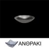 Μπωλ βαθύ στρογγυλό από χυτό γυαλί 6mm, φ13cm, ανθρακί