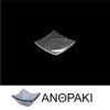 Μπωλάκι αστέρι από χυτό γυαλί 4mm, 10x10cm, ανθρακί