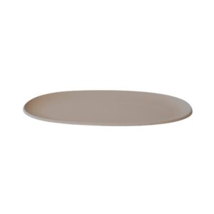 Δίσκος οβάλ FIBERGLASS, άθραυστος, 35x19xΥ1.7cm, εξαιρετικής ποιότητας, χρώμα άμμου