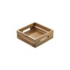 Ξύλινο Τελάρο Παρουσίασης Μπουφέ, Acacia, 20x20x7cm, Leone