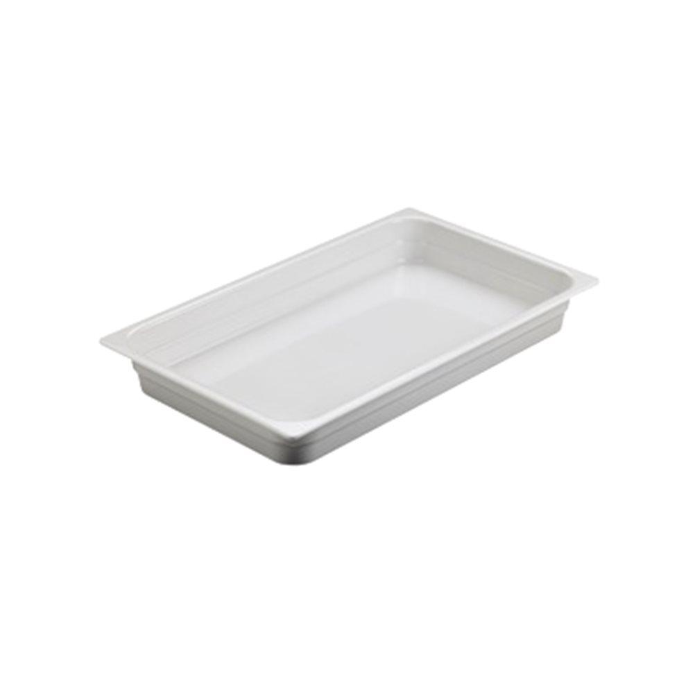 Δοχείο Γαστρονομίας Μελαμίνης, Λευκό, 41.5x28x6cm, Leone