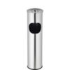 Σταχτοδοχείο δαπέδου INOX, 8lt, φ15xΥ55cm
