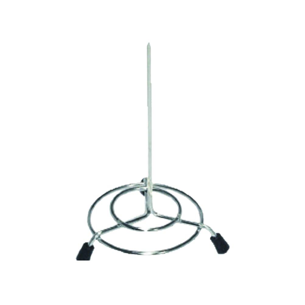 Βάση καρφιτσώματος INOX, φ9xΥ16cm