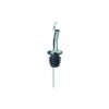Κεραστήρι με ροξον INOX 18/8, μαυρο, με πώμα, φ3.5x11cm