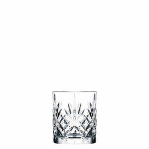 Γυάλινο Ποτήρι, Χαμηλό. 23cl, φ7,2x8,4cm, σκαλιστό λουλούδι