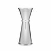 Μεζούρα Japanese Jigger, 25/50ml (εσωτ. 15/25/45ml), 11cm, INOX 18/10, ασημί, Lumian