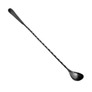 Κουτάλι Bar, 30cm, Hoffman, INOX 18/10, μαύρο, Lumian