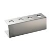 Χωνοστάτηs 4 θέσεων, 9.5x27xΥ8.5cm, INOX 18/10 (πάχος 1.5mm)