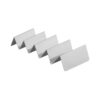 Στάντ INOX 18/10, κυμματιστό για Sandwich/Tacos, 4/5 θέσεων, 40x15cm