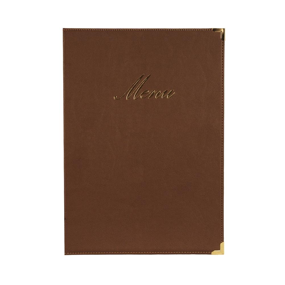 Κατάλογος MENU A4 CLASSIC για Εστιατόρια / cafe 24x36cm, καφέ, SECURIT