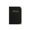 Κατάλογος MENU BASIC A5 για Εστιατόρια / cafe 18x25cm, μαύρος, SECURIT