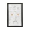 Κατάλογος MENU A4 για Εστιατόρια / cafe, με μαγνήτη, 22x33cm, μαύρος, SECURIT
