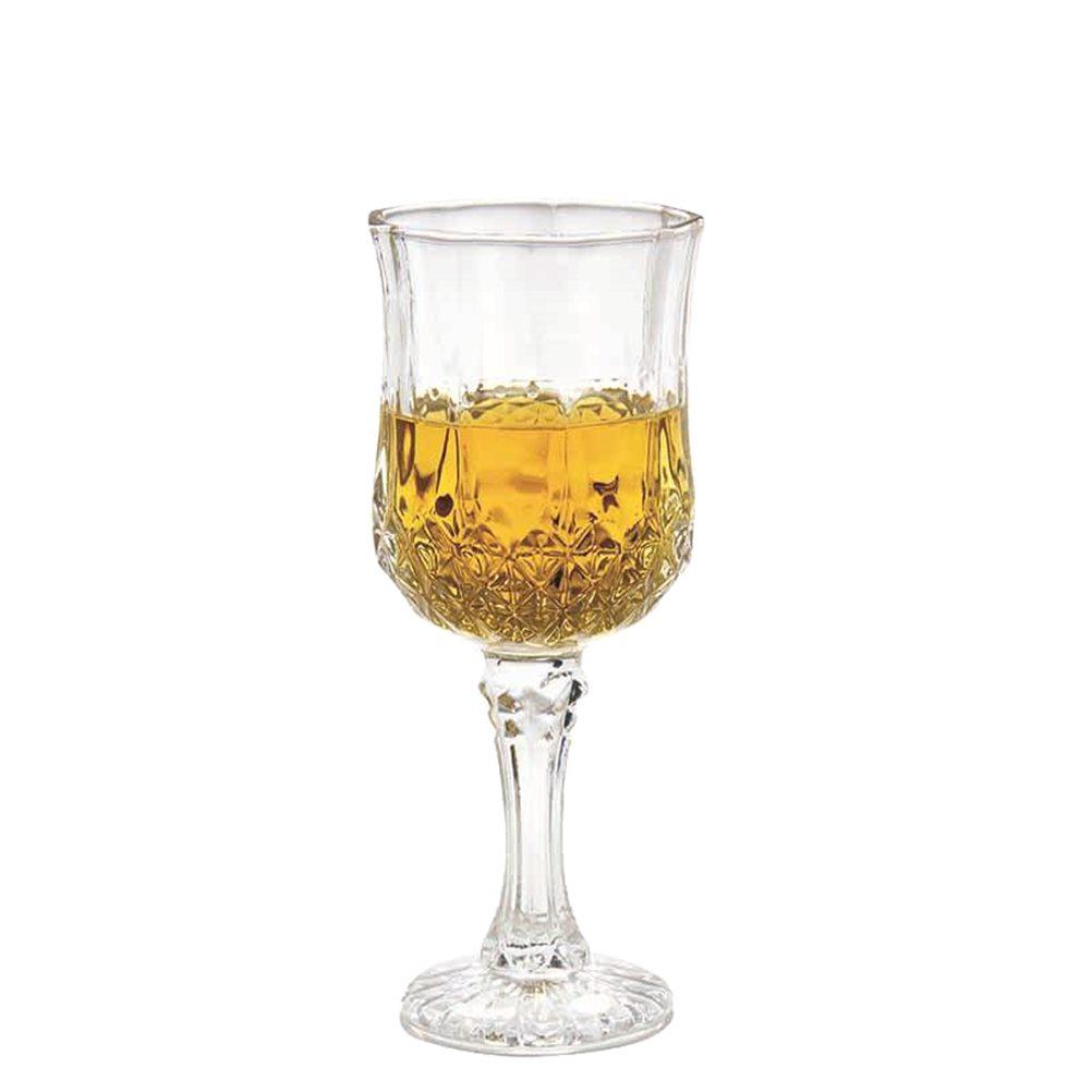Γυάλινο Ποτήρι Σκαλιστό, Κολωνάτο, 23cl, φ7.3x17.5cm