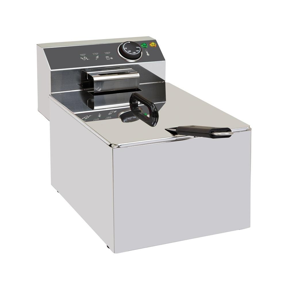 Φριτέζα Μονή, 10lt Λάδι, 7500W Τριφασική(380V), XDOME