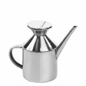 Λαδικό INOX, 1.1lt, 18cm, με καπάκι ανοιγόμενο κατά το ήμισυ