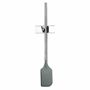 Σπάτουλα Exoglass 12x22cm, με INOX λαβή, ολικό μήκος 1 μέτρο, έως 220°C, Matfer