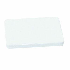 Λευκή Πλάκα Κοπής Πολυαιθυλενίου 60x40x2cm με αντιολισθητικά πέλματα σιλικόνης