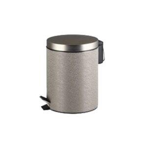 Κάδος με πεντάλ (pedal bin), 5 λίτρων, 20.3x28cm, σειρά EXCLUSIVE, μεταλλικός, γκρι