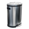 Καδος Απορριματων 50lt ορθογώνιος, soft-close, φ37.7xΥ68cm, INOX ματ, με pedal, ESTIA