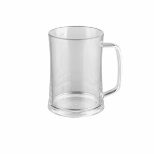 Ποτήρι μπύρας πλαστικό PC (Polycarbonate), διάφανο, 500ml, Plast Port