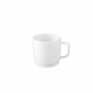 Κούπα πλαστική PC (Polycarbonate), Λευκή, 250ml, Plast Port