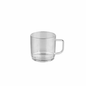 Κούπα πλαστική PC (Polycarbonate), Διαφανές, 250ml, Plast Port