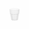 Ποτήρι πλαστικό PC (Polycarbonate), Casablanca, διάφανο πάγου, 250ml, Στοιβαζόμενο