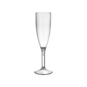 Ποτήρι σαμπάνιας Flute πλαστικό PC (Polycarbonate), διάφανο, 180ml
