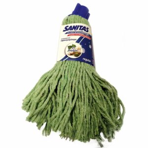 Σφουγγαρίστρα με Νήμα Cotton Regular, πράσινη, SANITAS PRO