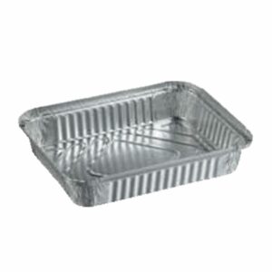Σκεύος αλουμινίου S-18A, Γύρος Μερίδα, 1.1Lt, 27x22.1xΥ4.2cm, SANITAS PRO