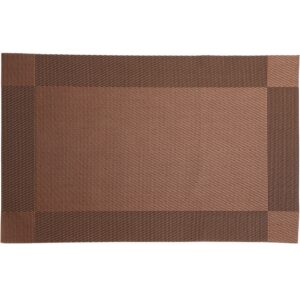 Σουπλά PVC, 45x30cm, πάχος 0.8mm, καφέ