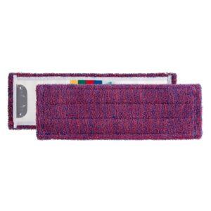 Πανέτα μικροφίμπρας, 40x14cm, 0.16dtx, κόκκινη, για αντιολισθητικές επιφάνειες, TTS Cleaning