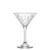 Ποτήρι PC Martini, Σκαλιστό, 21.5cl, φ11.6xΥ17.2cm, 121gr, Morleos