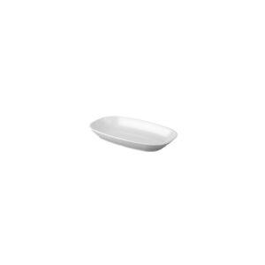 Πιατέλα Οβάλ PC (Polycarbonate) 14cm, λευκή, Plast Port
