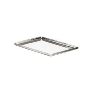 Δίσκος παρουσίασης INOX, σφυρήλατος, 30.5x21x1.3cm, Leone
