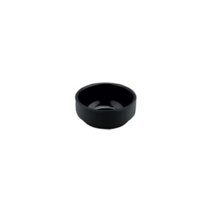 Μπωλάκι στρογγυλό μελαμίνης, φ6xΥ4cm, 25gr, μαύρο