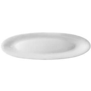 Οβάλ Πιατέλα πορσελάνης 46X14cm, σχήμα Καράβι, LUKANDA