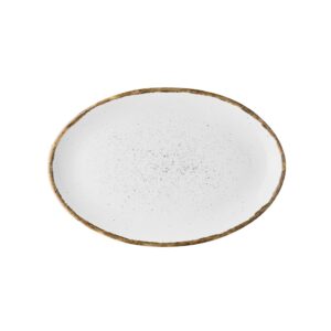 Πιάτο Οβαλ πορσελάνης, 31cm, Λευκό, σειρά 360, LUKANDA