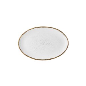 Πιάτο Οβαλ πορσελάνης, 25cm, Λευκό, σειρά 360, LUKANDA