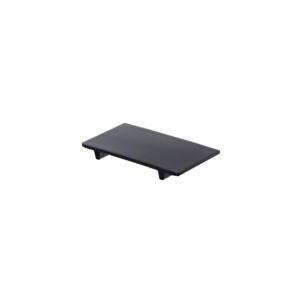 Δίσκος Μελαμίνης (Sushi Tray) 20.8x12x2.3cm, με πόδια, μαύρος, Leone