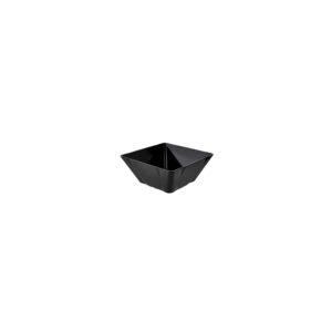 Μπωλ τετράγωνο μελαμίνης, 570ml, 12x12xΥ5cm, 125gr, μαύρο