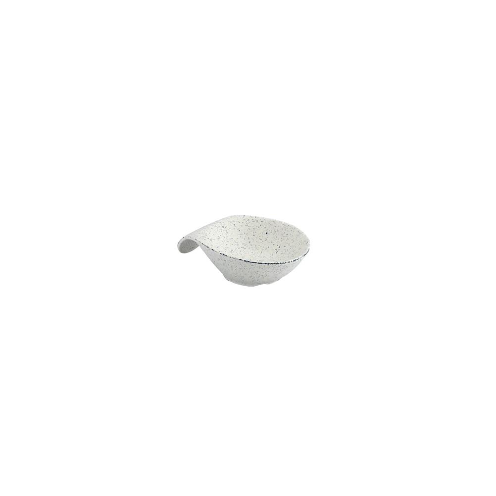 Μπωλάκι μελαμίνης, 12x8xΥ4.6cm, 65gr, λευκό ματ