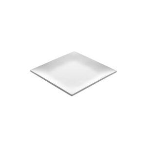 Πιάτο μελαμίνης τετράγωνο, 25x25xΥ3cm, 485gr, λευκό