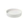 Πιάτο μελαμίνης με κάθετα πλαϊνά, φ24xΥ4.5cm, Λευκό, Leone