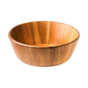 Ξύλινο μπωλ buffet φ25xΥ9cm, από ξύλο ακακίας, Leone