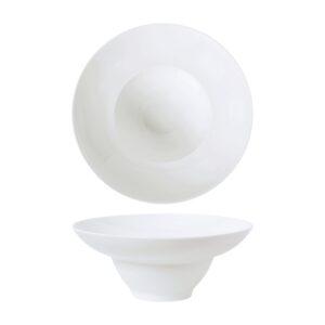 Μπώλ Πορσελάνης Gourmet, φ24cm, λευκό, Σειρά Fine Plus, BARALEE