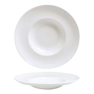 Πιάτο Βαθύ Πορσελάνης Gourmet, φ30cm, λευκό, Σειρά Fine Plus, BARALEE