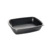Δοχείο Τροφίμων Ορθογώνιο 900ml, 23x16x5cm, PP, Μαύρο, Μίας Χρήσης, Sabert