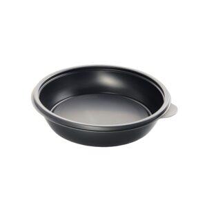 Δοχείο Τροφίμων Στρογγυλό 750ml, Φ19x4cm, PP, Μαύρο, Μίας Χρήσης, Sabert